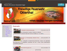 Tablet Screenshot of ff-otterthal.at